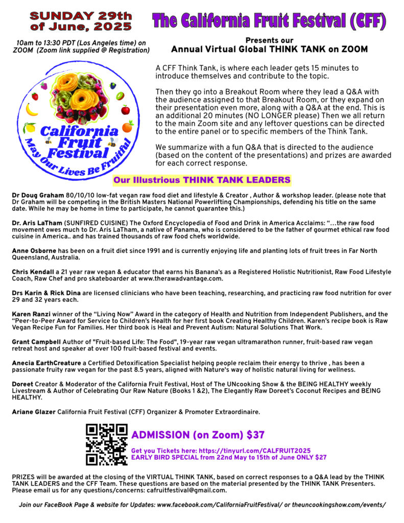 California Fruit Festival Flyer three